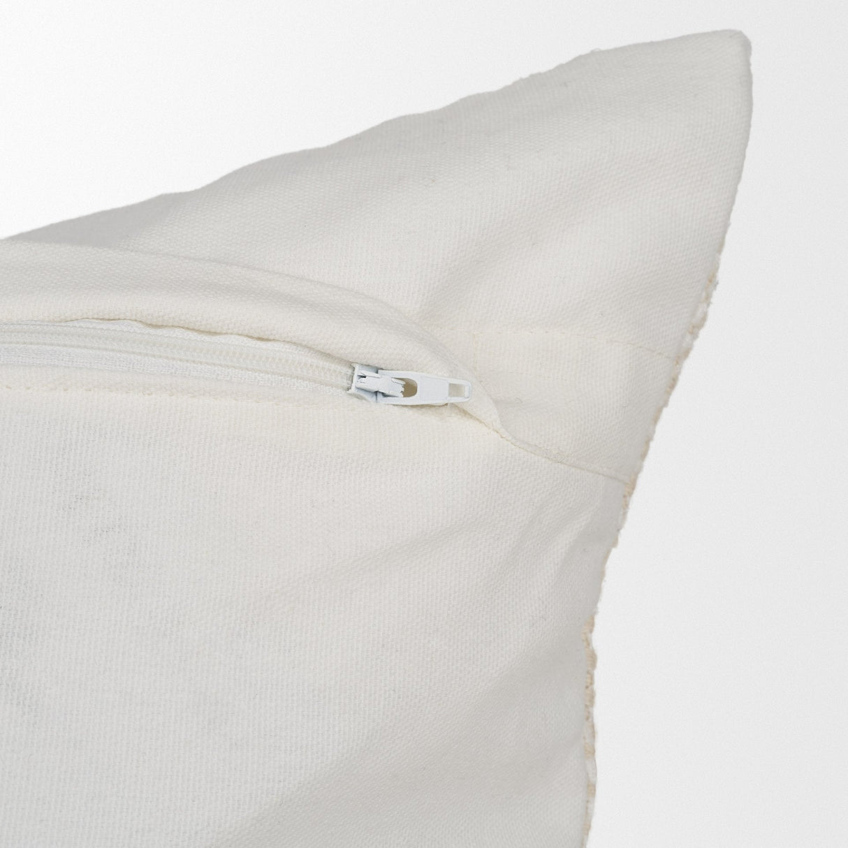 Levon 22x22 Plush Cream w/ Orange Dashed Stripes Decorative Pillow Cover by Mercana at Eve Furniture