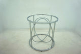 Levy Chrome 48-inch Round Glass Top Dining Table by Coaster at Eve Furniture
