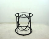 Levy Matte Black 48-inch Round Glass Top Dining Table by Coaster at Eve Furniture