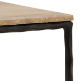 Lewelyn Side Table, Natural by Dovetail at Eve Furniture