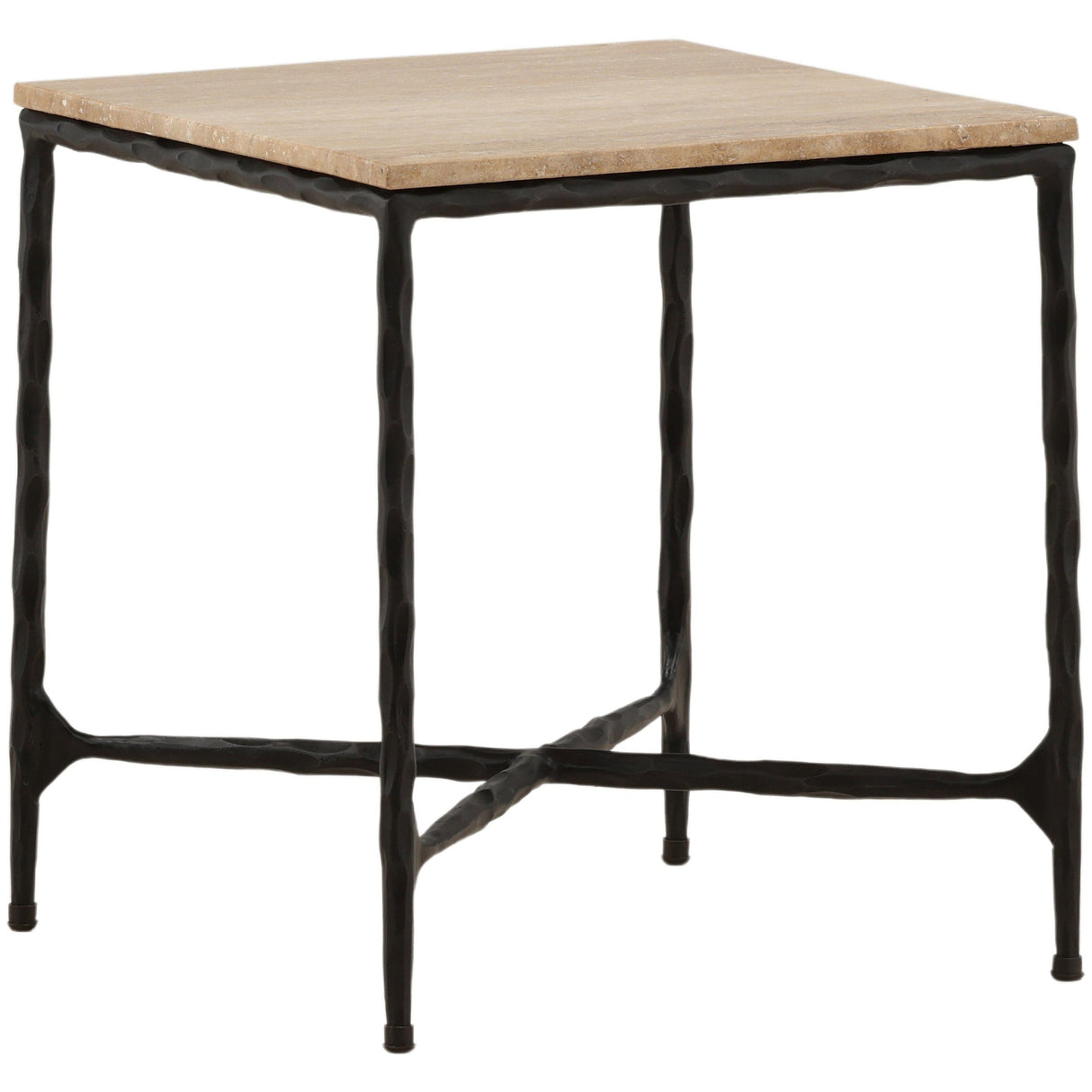 Lewelyn Side Table, Natural by Dovetail at Eve Furniture