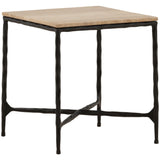 Lewelyn Side Table, Natural by Dovetail at Eve Furniture