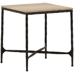 Lewelyn Side Table, Natural by Dovetail at Eve Furniture