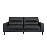 Lewes Black 2-Piece Living Room Set by Homelegance at Eve Furniture