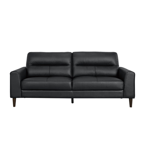 Lewes Black 2-Piece Living Room Set by Homelegance at Eve Furniture