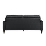 Lewes Black 2-Piece Living Room Set by Homelegance at Eve Furniture