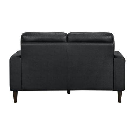 Lewes Black 2-Piece Living Room Set by Homelegance at Eve Furniture