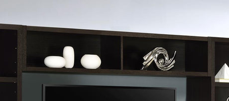 Lewes Cappuccino Bridge with 2 Encased Storage Compartments by Coaster at Eve Furniture