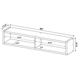 Lewes Cappuccino Bridge with 2 Encased Storage Compartments