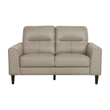Lewes Latte 2-Piece Living Room Set by Homelegance at Eve Furniture