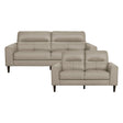Lewes Latte 2-Piece Living Room Set by Homelegance at Eve Furniture