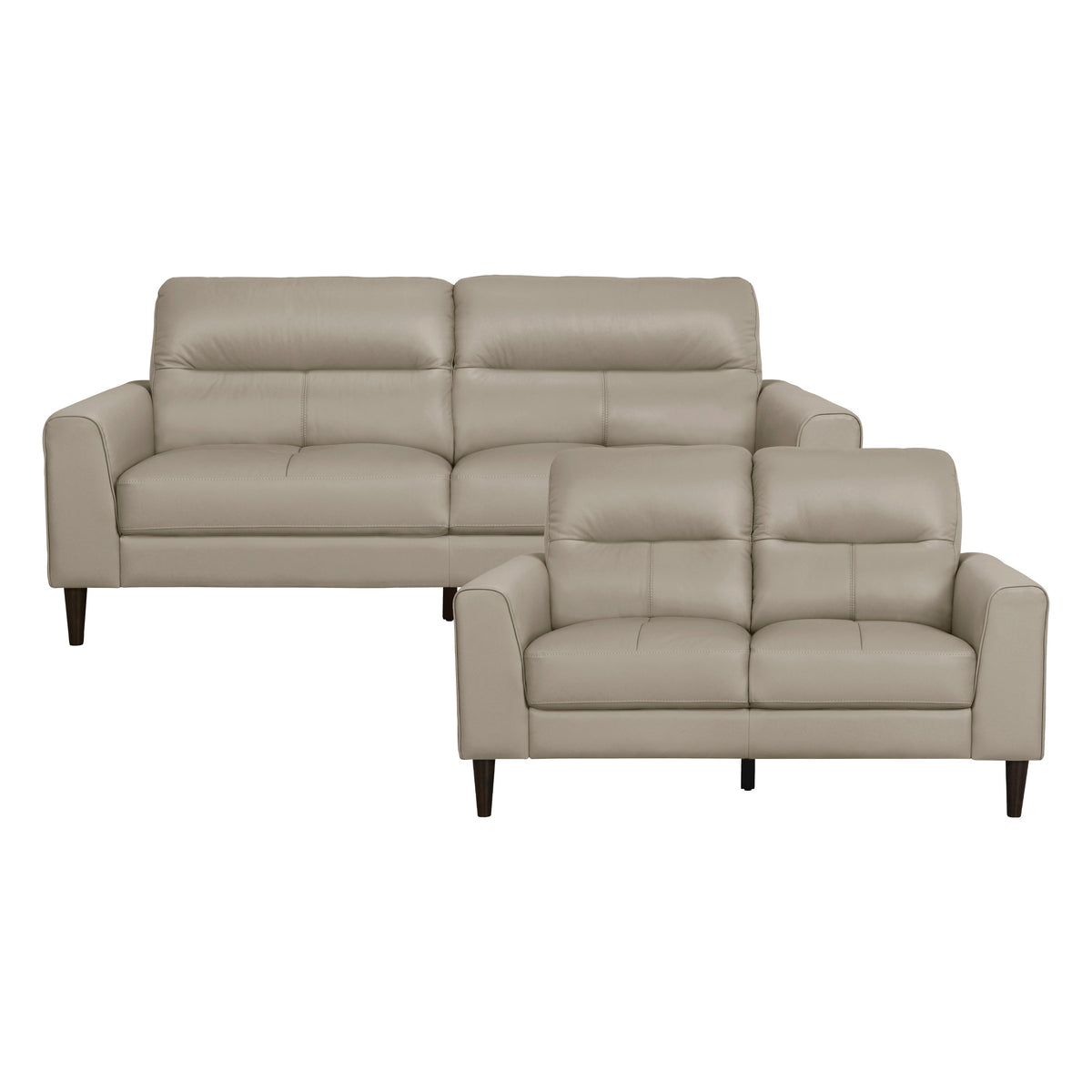 Lewes Latte 2-Piece Living Room Set by Homelegance at Eve Furniture