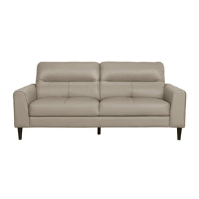 Lewes Latte Leather Sofa by Homelegance at Eve Furniture