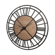 Lewiston Round Oversized+ Industrial Wall Clock by Mercana at Eve Furniture