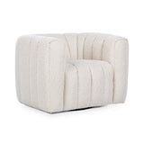 Lexa Cream Swivel Chair by Classic Home at Eve Furniture