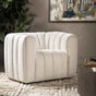 Lexa Cream Swivel Chair by Classic Home at Eve Furniture