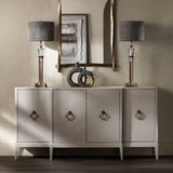Lexington Beige Four-Door Sideboard by Crestview at Eve Furniture