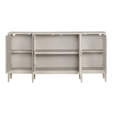 Lexington Beige Four-Door Sideboard by Crestview at Eve Furniture