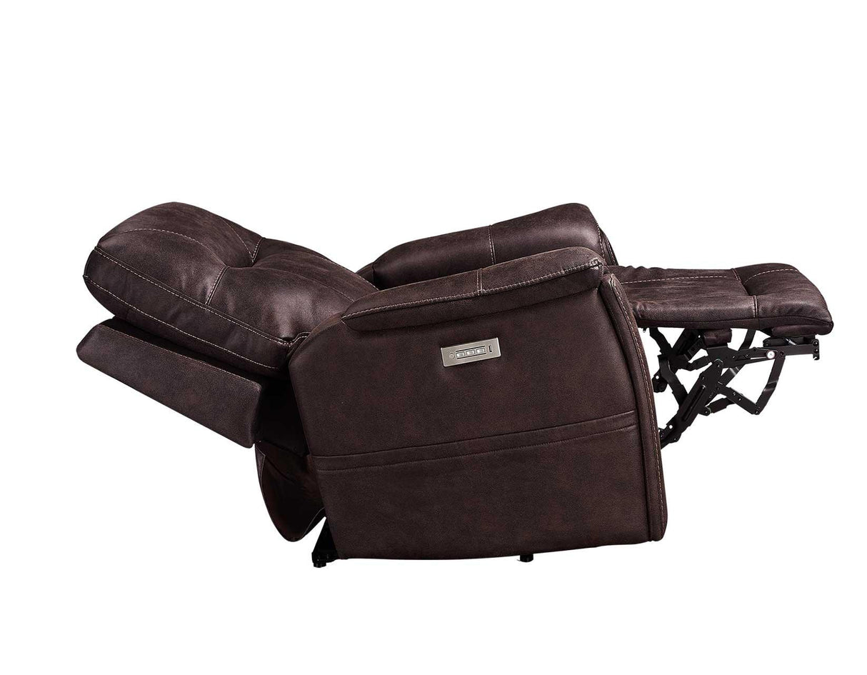 Lexington Canyon Walnut Triple-Power Media Recliner by Steve Silver at Eve Furniture