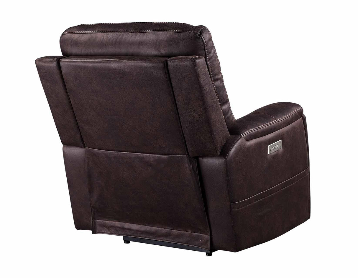 Lexington Canyon Walnut Triple-Power Media Recliner by Steve Silver at Eve Furniture