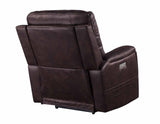 Lexington Canyon Walnut Triple-Power Media Recliner by Steve Silver at Eve Furniture