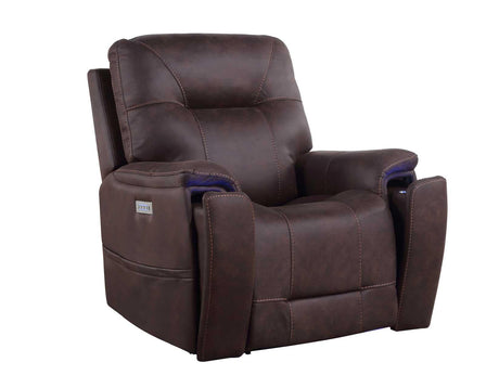 Lexington Canyon Walnut Triple-Power Media Recliner by Steve Silver at Eve Furniture