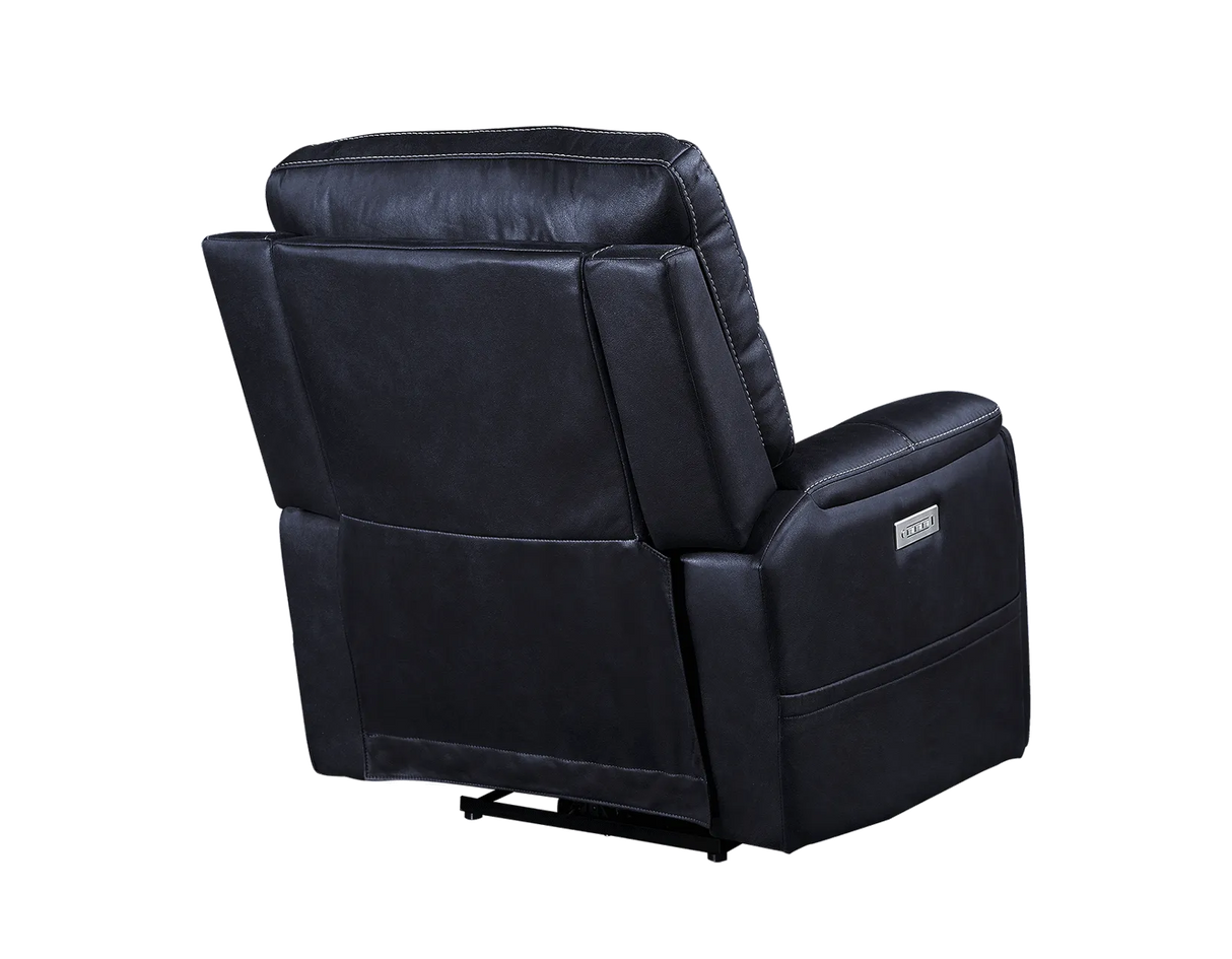Lexington Ocean Blue Triple-Power Media Recliner by Steve Silver at Eve Furniture