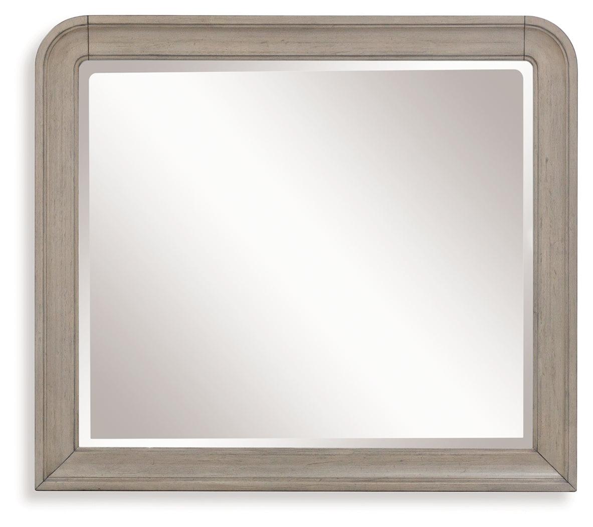 Lexorne Gray Bedroom Mirror by Ashley at Eve Furniture