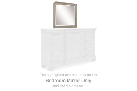Lexorne Gray Bedroom Mirror by Ashley at Eve Furniture