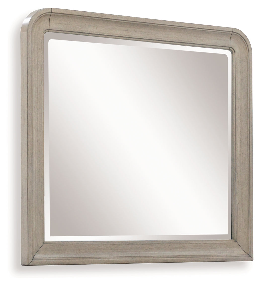 LEXORNE Gray Bedroom Mirror