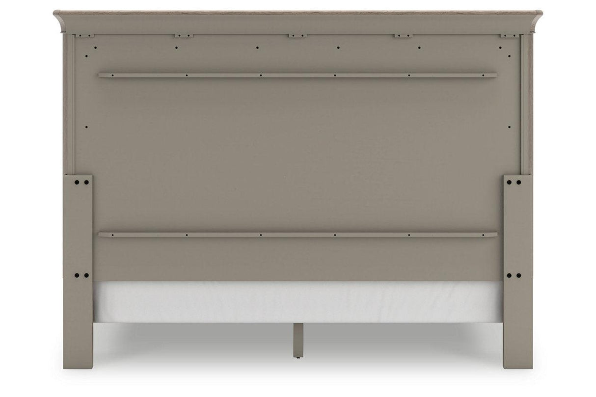 Lexorne Gray California King Sleigh Bed by Ashley at Eve Furniture