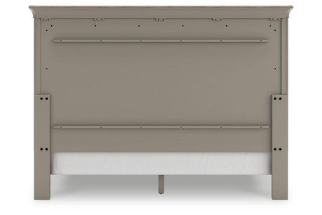 Lexorne Gray California King Sleigh Bed by Ashley at Eve Furniture