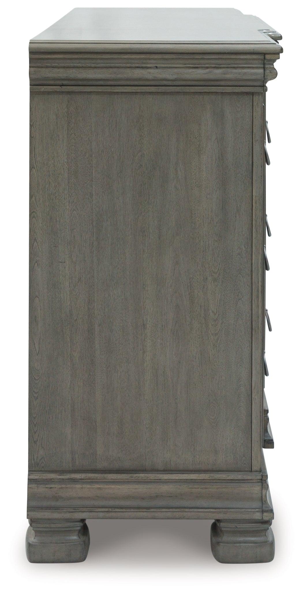 Lexorne Gray Dresser by Ashley at Eve Furniture