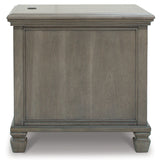 LEXORNE Gray End Table