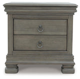 Lexorne Gray Nightstand by Ashley at Eve Furniture