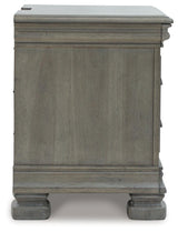 Lexorne Gray Nightstand by Ashley at Eve Furniture