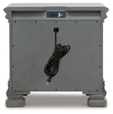Lexorne Gray Nightstand by Ashley at Eve Furniture