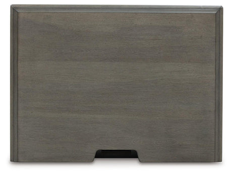 Lexorne Gray Nightstand by Ashley at Eve Furniture