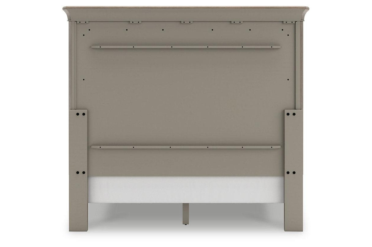 Lexorne Gray Queen Sleigh Bed by Ashley at Eve Furniture