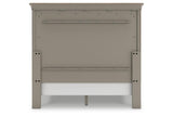 Lexorne Gray Queen Sleigh Bed by Ashley at Eve Furniture
