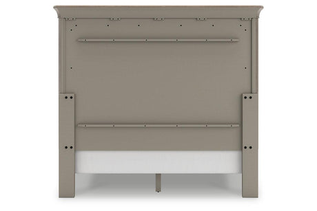 Lexorne Gray Queen Sleigh Bed by Ashley at Eve Furniture