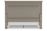 Lexorne Gray California King Sleigh Bed by Ashley at Eve Furniture