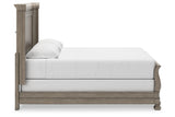 Lexorne Gray California King Sleigh Bed by Ashley at Eve Furniture