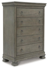 Lexorne Gray Chest of Drawers by Ashley at Eve Furniture