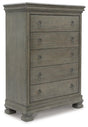 Lexorne Gray Chest of Drawers by Ashley at Eve Furniture
