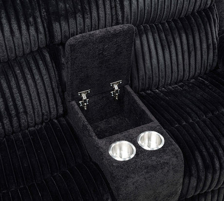 Lexy Black Reclining Living Room Set by New Era Innovations at Eve Furniture