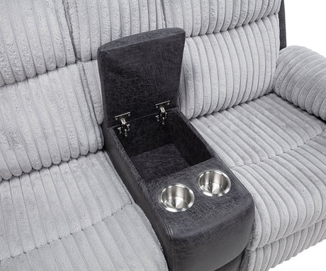 Lexy Grey Reclining Living Room Set by New Era Innovations at Eve Furniture