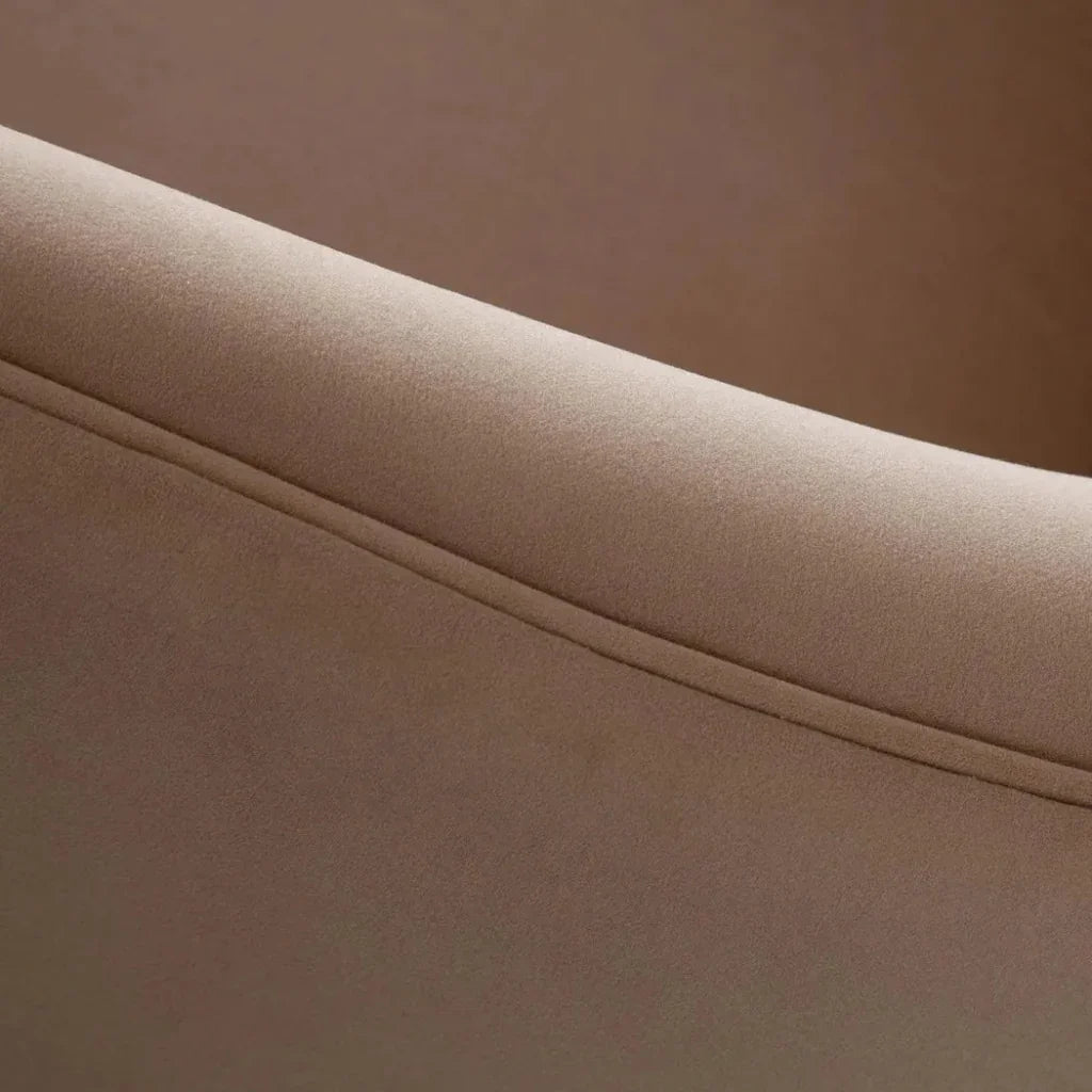 Leyah Camel Performance Velvet Accent Arm Chair by Diamond Sofa at Eve Furniture