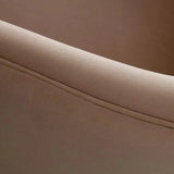 Leyah Camel Performance Velvet Accent Arm Chair by Diamond Sofa at Eve Furniture