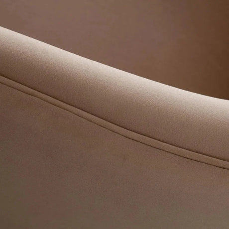 Leyah Camel Performance Velvet Accent Arm Chair by Diamond Sofa at Eve Furniture